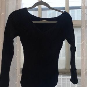 Abercrombie size M black V-neck bodysuit